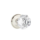 Emtek - Dummy, Watford Rosette, Diamond Crystal Knob, US14 - Polished Nickel
