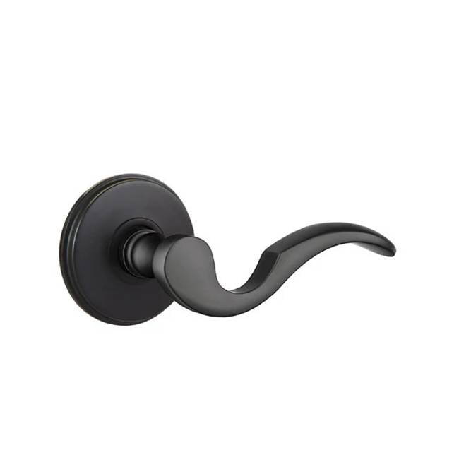 Emtek - Privacy, Watford Rosette, Cortina Lever, RH, US19 - Flat Black