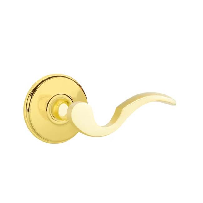 Emtek - Privacy, Watford Rosette, Cortina Lever, RH, US3NL - Unlacquered Brass