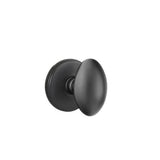 Emtek - Concealed, Privacy, Watford Rosette, Egg Knob, US19 - Flat Black