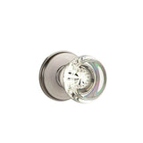 Emtek - Concealed, Passage, Watford Rosette, Georgetown Crystal Knob, US15A - Pewter