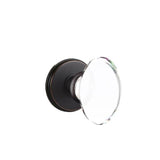 Emtek - Passage, Watford Rosette, Hampton Crystal Knob, US10B - Oil Rubbed Bronze