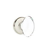 Emtek - Passage, Watford Rosette, Hampton Crystal Knob, US14 - Polished Nickel
