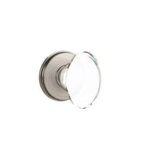 Emtek - Passage, Watford Rosette, Hampton Crystal Knob, US15A - Pewter