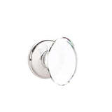 Emtek - Passage, Watford Rosette, Hampton Crystal Knob, US26 - Polished Chrome