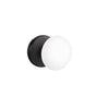 Emtek - Privacy, Watford Rosette, Ice White Porcelain Knob, US10B - Oil Rubbed Bronze