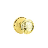 Emtek - Privacy, Watford Rosette, Lancaster Knob, US3 - Polished Brass