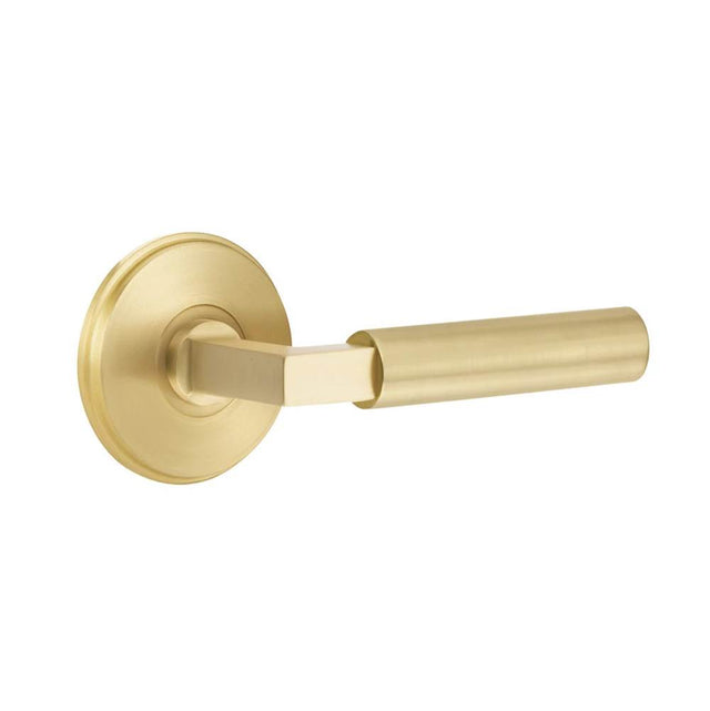 Emtek - SELECT Dummy, Watford Rosette US4, L-Square Stem US4, Smooth Handle US4 - Satin Brass