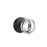 Emtek - Passage, Watford Rosette, Lowell Crystal Knob, US10B - Oil Rubbed Bronze