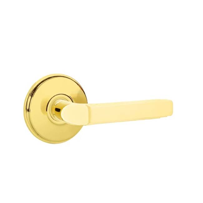 Emtek - Dummy, Watford Rosette, Milano Lever, US3NL - Unlacquered Brass