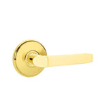 Emtek - Privacy, Watford Rosette, Milano Lever, LH, US3 - Polished Brass