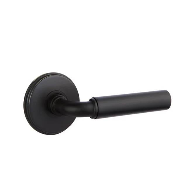 Emtek - Privacy, Watford Rosette, Manning Lever, RH, US19 - Flat Black