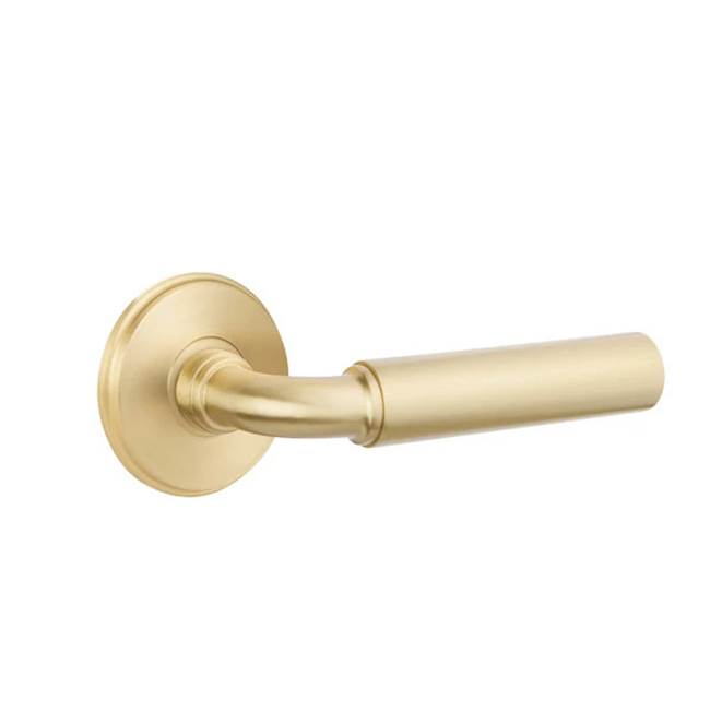 Emtek - Privacy, Watford Rosette, Manning Lever, LH, US4 - Satin Brass