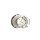Emtek - Privacy, Watford Rosette, Old Town Crystal Knob, US15A - Pewter