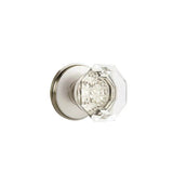 Emtek - Concealed, Passage, Watford Rosette, Old Town Crystal Knob, US15 - Satin Nickel