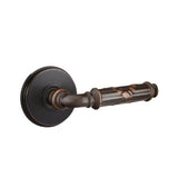 Emtek - Passage, Watford Rosette, Ribbon and Reed Lever, RH, US10B - Oil Rubbed Bronze