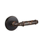 Emtek - Concealed, Privacy, Watford Rosette, Ribbon and Reed Lever, US10B - Oil Rubbed Bronze
