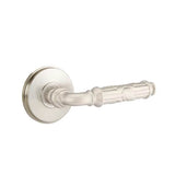 Emtek - Passage, Watford Rosette, Ribbon and Reed Lever, LH, US15 - Satin Nickel