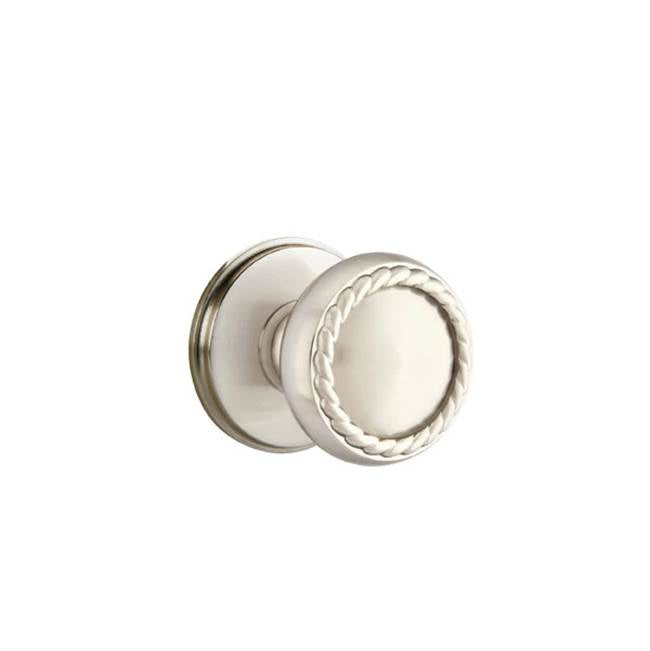 Emtek - Dummy, Watford Rosette, Rope Knob, US15 - Satin Nickel
