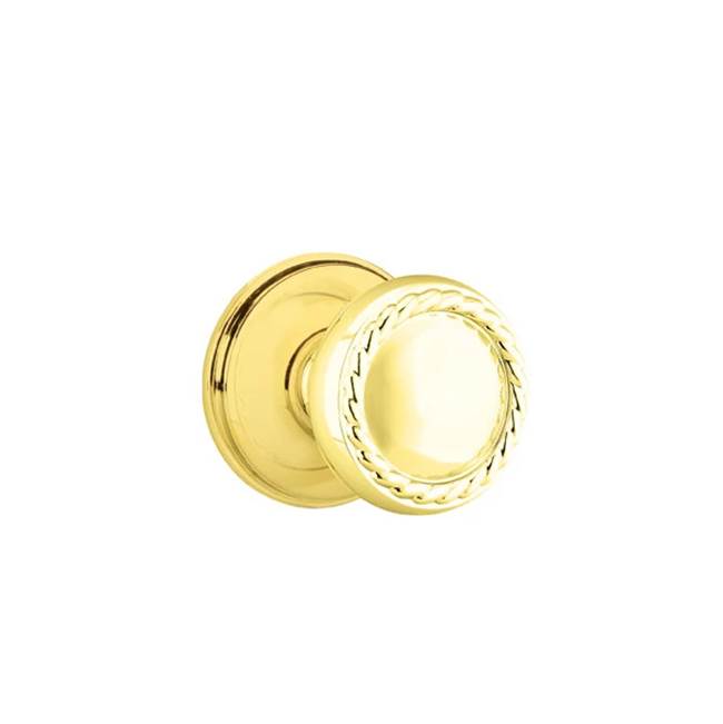 Emtek - Dummy, Watford Rosette, Rope Knob, US3 - Polished Brass