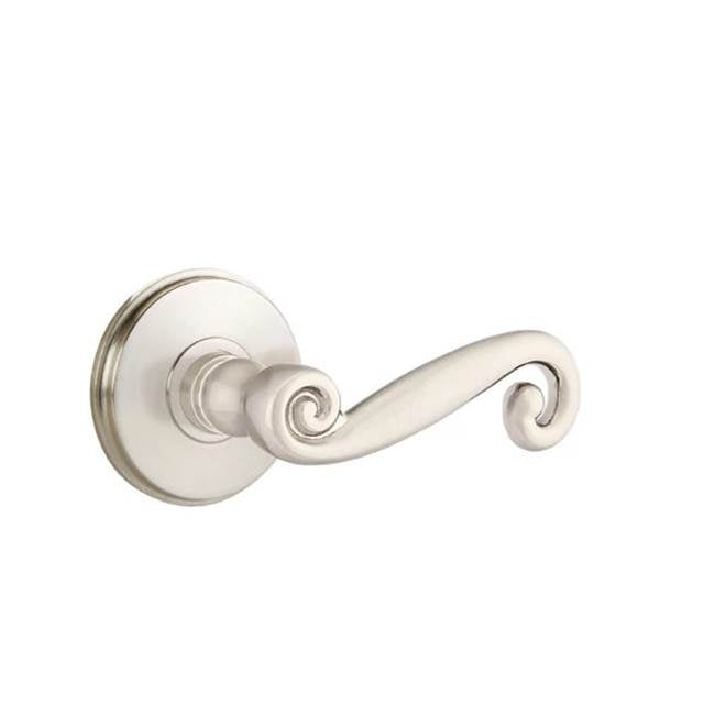Emtek - Concealed, Privacy, Watford Rosette, Rustic Lever, US15 - Satin Nickel