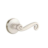Emtek - Concealed, Privacy, Watford Rosette, Rustic Lever, US15 - Satin Nickel