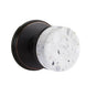 Emtek - Concealed Fastener, Select Privacy, Watford Rosette US10B, Conical Stem US10B, Light Terrazzo Knob - Oil Rubbed Bronze