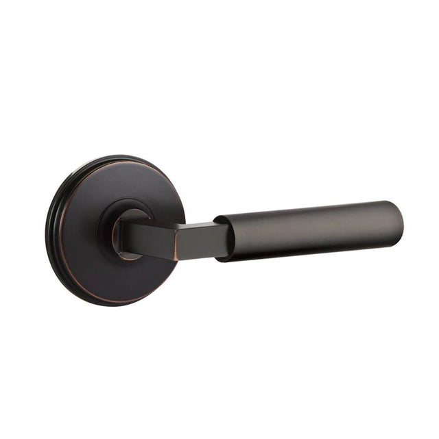 Emtek - Concealed, SELECT Passage, Watford Rosette US10B, L-Square Stem US10B, Smooth Handle US10B LH - Oil Rubbed Bronze