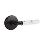 Emtek - Select Passage, Watford Rosette US10B, R-Bar Stem US10B, Light Terrazzo Handle, RH - Oil Rubbed Bronze