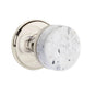 Emtek - Concealed Fastener, Select Privacy, Watford Rosette US14, Conical Stem US14, Light Terrazzo Knob - Polished Nickel