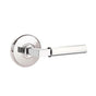 Emtek - Concealed, SELECT Privacy, Watford Rosette US26, L-Square Stem US26, Smooth Handle US26 LH - Polished Chrome