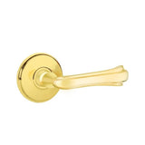 Emtek - Privacy, Watford Rosette, Wembley Lever, RH, US3 - Polished Brass