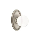 Emtek - Dummy, Oval Rosette, Bristol Knob, US15A - Pewter