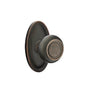 Emtek - Passage, Quincy Rosette, Belmont Knob, US10B - Oil Rubbed Bronze