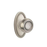 Emtek - Passage, Quincy Rosette, Belmont Knob, US15A - Pewter
