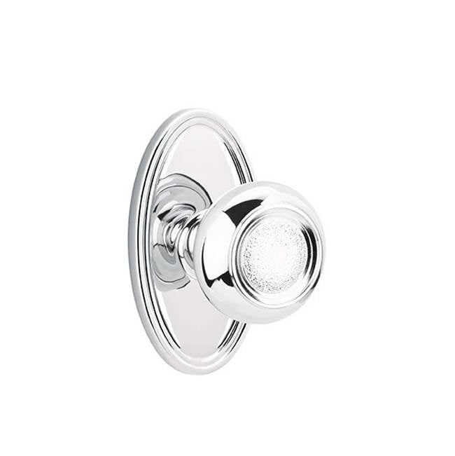 Emtek - Passage, Quincy Rosette, Belmont Knob, US26 - Polished Chrome