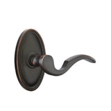 Emtek - Passage, Oval Rosette, Cortina Lever, LH, US10B - Oil Rubbed Bronze