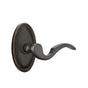 Emtek - Passage, Oval Rosette, Cortina Lever, LH, US10B - Oil Rubbed Bronze