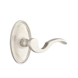 Emtek - Passage, Oval Rosette, Cortina Lever, LH, US15 - Satin Nickel