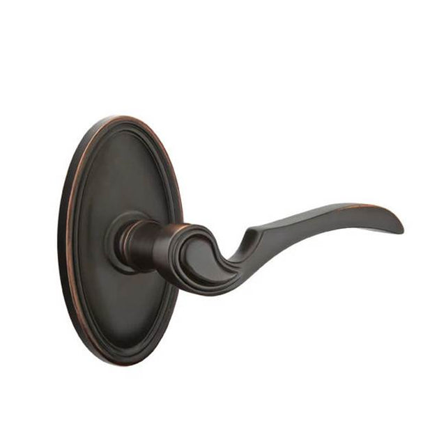 Emtek - Passage, Oval Rosette, Coventry Lever, RH, US10B - Oil Rubbed Bronze