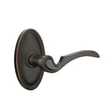Emtek - Privacy, Oval Rosette, Coventry Lever, RH, US10B - Oil Rubbed Bronze