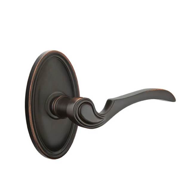 Emtek - Concealed, Privacy, Oval Rosette, Coventry Lever, US10B - Oil Rubbed Bronze