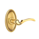 Emtek - Concealed, Privacy, Oval Rosette, Coventry Lever, US7 - French Antique