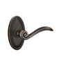 Emtek - Passage, Oval Rosette, Elan Lever, LH, US10B - Oil Rubbed Bronze