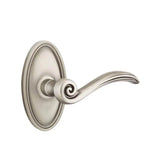 Emtek - Concealed, Passage, Oval Rosette, Elan Lever, US15A - Pewter