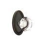 Emtek - Privacy, Oval Rosette, Georgetown Crystal Knob, US10B - Oil Rubbed Bronze