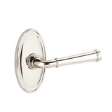 Emtek - Passage, Oval Rosette, Merrimack Lever, LH, US14 - Polished Nickel