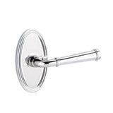 Emtek - Passage, Oval Rosette, Merrimack Lever, LH, US26 - Polished Chrome
