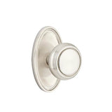 Emtek - Concealed, Passage, Oval Rosette, Norwich Knob, US15 - Satin Nickel