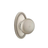 Emtek - Dummy, Oval Rosette, Providence Knob, US15A - Pewter